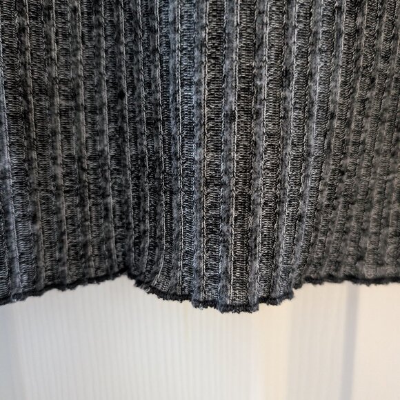 Cropped ribbed crewneck top grey size XS - Picture 4 of 13